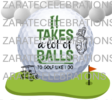 GOLF BALLS TUMBLER
