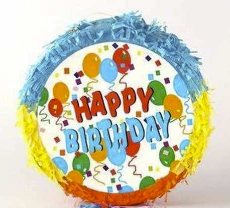 Happy Birthday Balloons Pinata