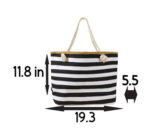 Vibrant Stripped Tote