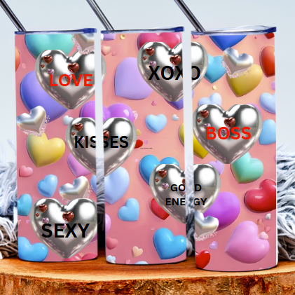HEART STEELE TUMBLER